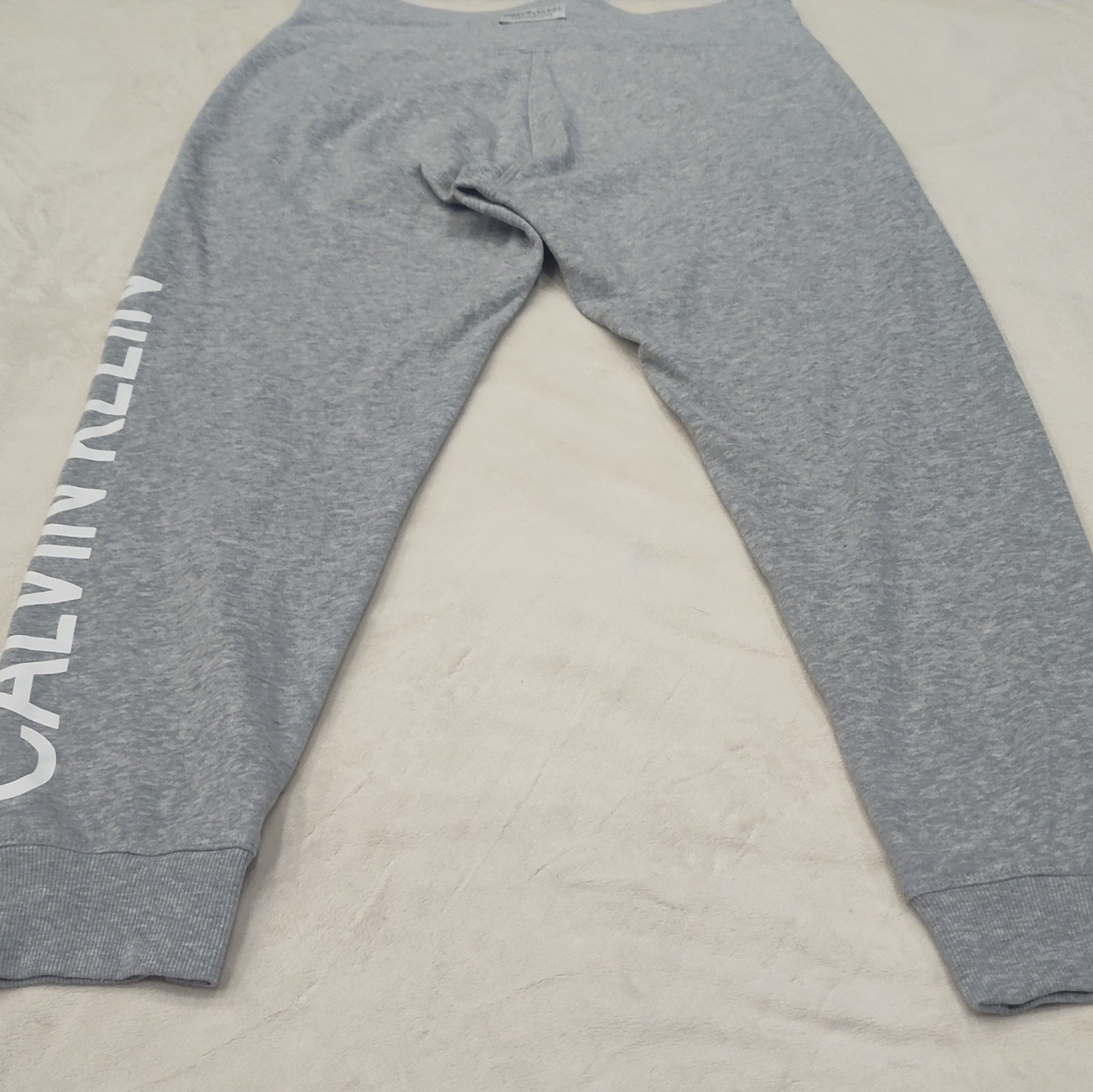 Calvin Klein Performance Unisex Logo Jogger Sweatpants Gray Small withDrawstring image 8