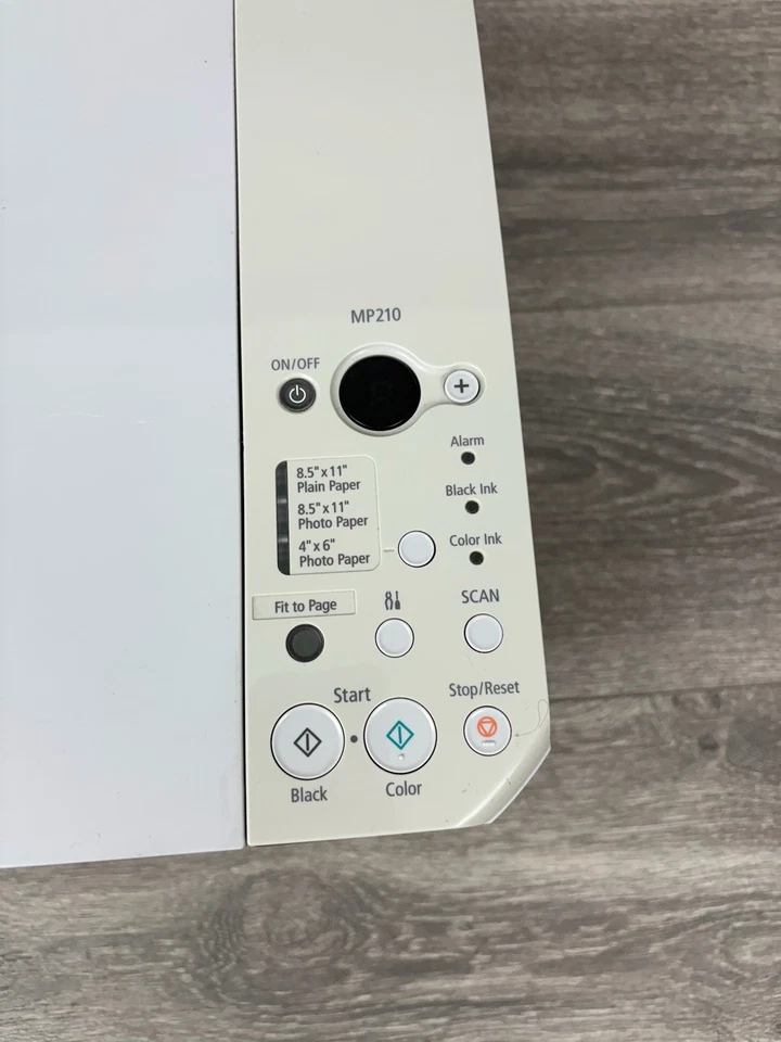 Canon PIXMA MP210 All-In-One Inkjet Printer - EXCELLENT condition but NEEDS INK - Image 4 of 4