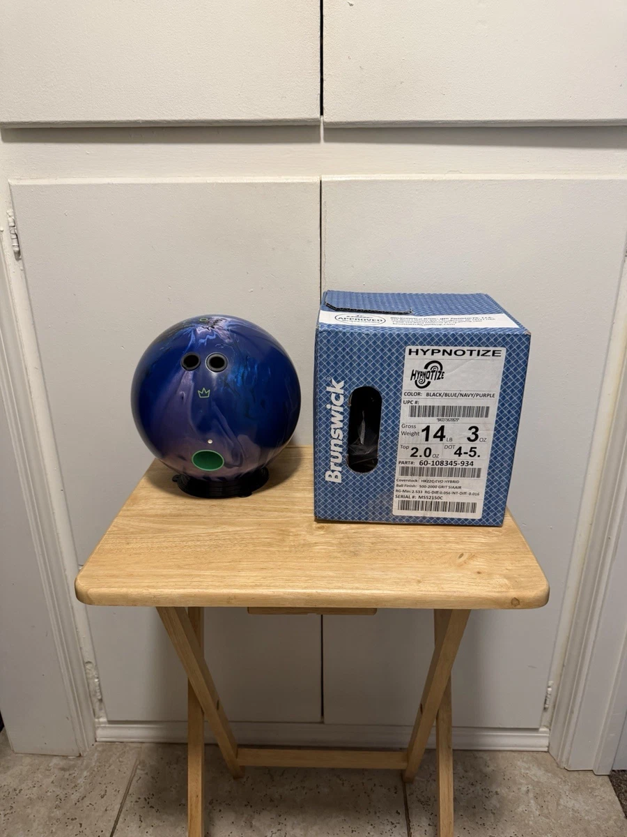 Brunswick Hypnotize Single Drilled 14LB Used Bowling Ball | eBay