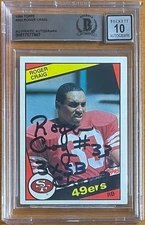 ROGER CRAIG SIGNED "3X SB CHAMP" 1984 TOPPS ROOKIE 353 BAS BGS AUTOGRAPH 10 AUT0