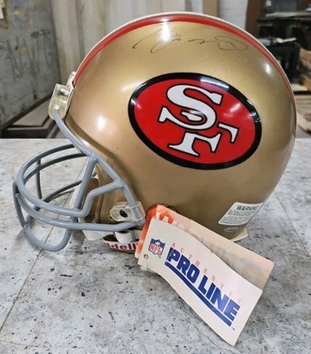 Joe Montana Autographed Riddell VSR-2 Full Size Football Helmet ...