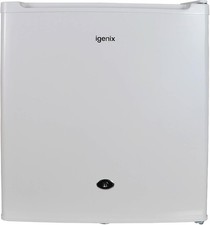 41L Table Top Fridge Lockable Reversible Ice Compartment White