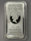 2022 St Helena 10ozt .999 Fine Silver 10 Pd Bar East India Co sealed