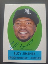 2021 Topps Archives 1963 Topps Peel-Off Auto #153/249 Eloy Jimenez White Sox 