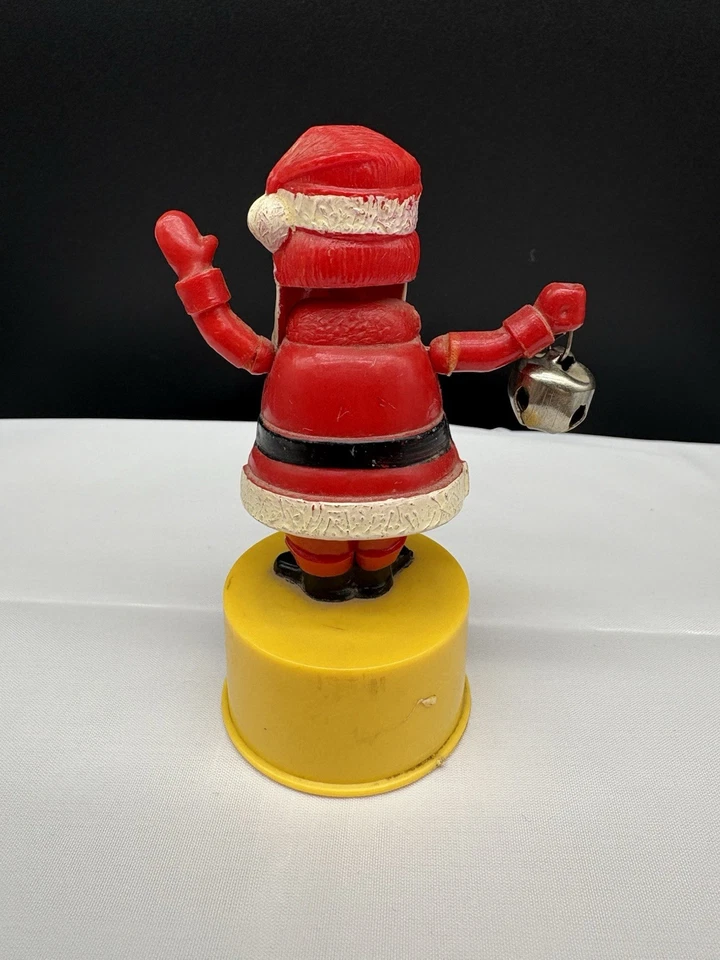 1960s Santa Claus Christmas Push Button Puppet By Kohner - Image 2 of 2