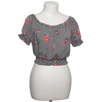 Love Tree, Crop Top, Größe: S/M, Schwarz/Mehrfarbig, Elasthan/Polyester #JdG