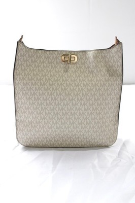 Michael Kors Women's Sullivan Large Logo Messenger Bag BE5 Vanilla One Size