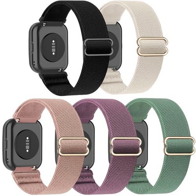 5 Pack Stretchy Watch Bands for Amazfit Bip 6/ Bip 5/GTR 4/GTR 3 Pro/Gtr 3/GTR