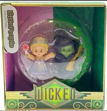 Little People Collector WICKED Glinda Elphaba Set Mattel NEW In Hand