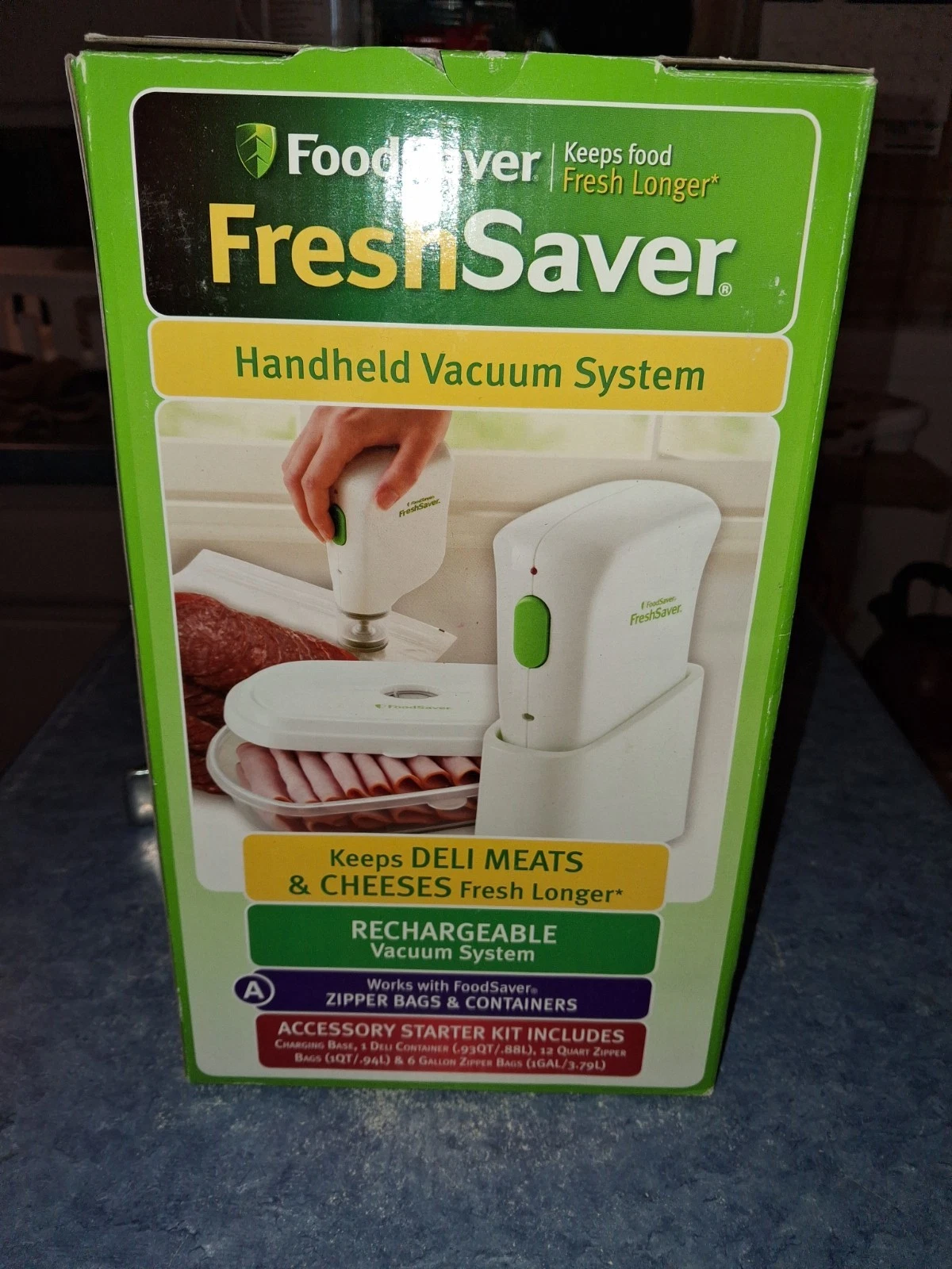 FoodSaver FreshSaver Handheld Rechargeable Vacuum System Brand New!