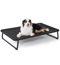 Made4Pets Outdoor Elevated Dog Bed for Large Dogs - Cooling Raised Pet Cot wi...