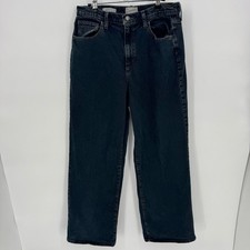 Universal Thread Women High Rise Wide Leg Jeans Dark Wash Size 12R