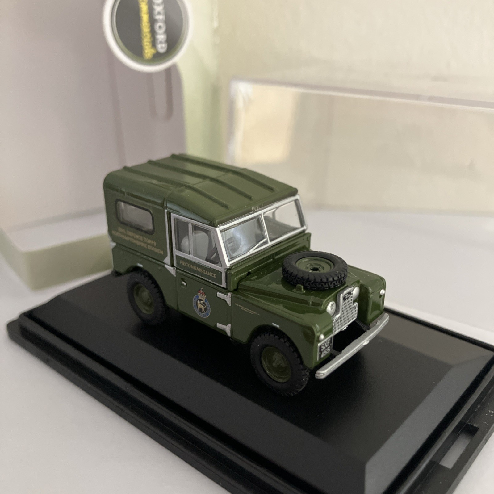 Oxford Diecast 76LAN188001 Land Rover Series 1 Civil Defence 1:76, VNM BOXED