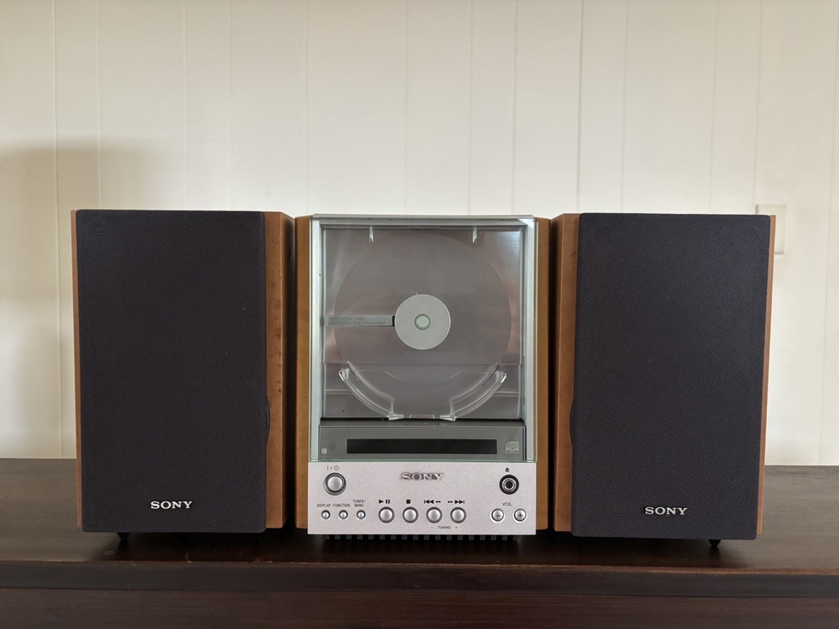 Sony CMT-EX1 Vertical Loading CD/FM/AM Compact Stereo System w