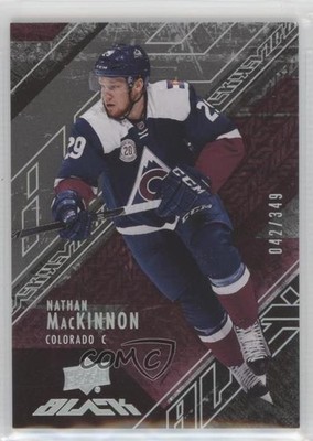 2015-16 UD Black 42/349 Nathan MacKinnon #8 k4s