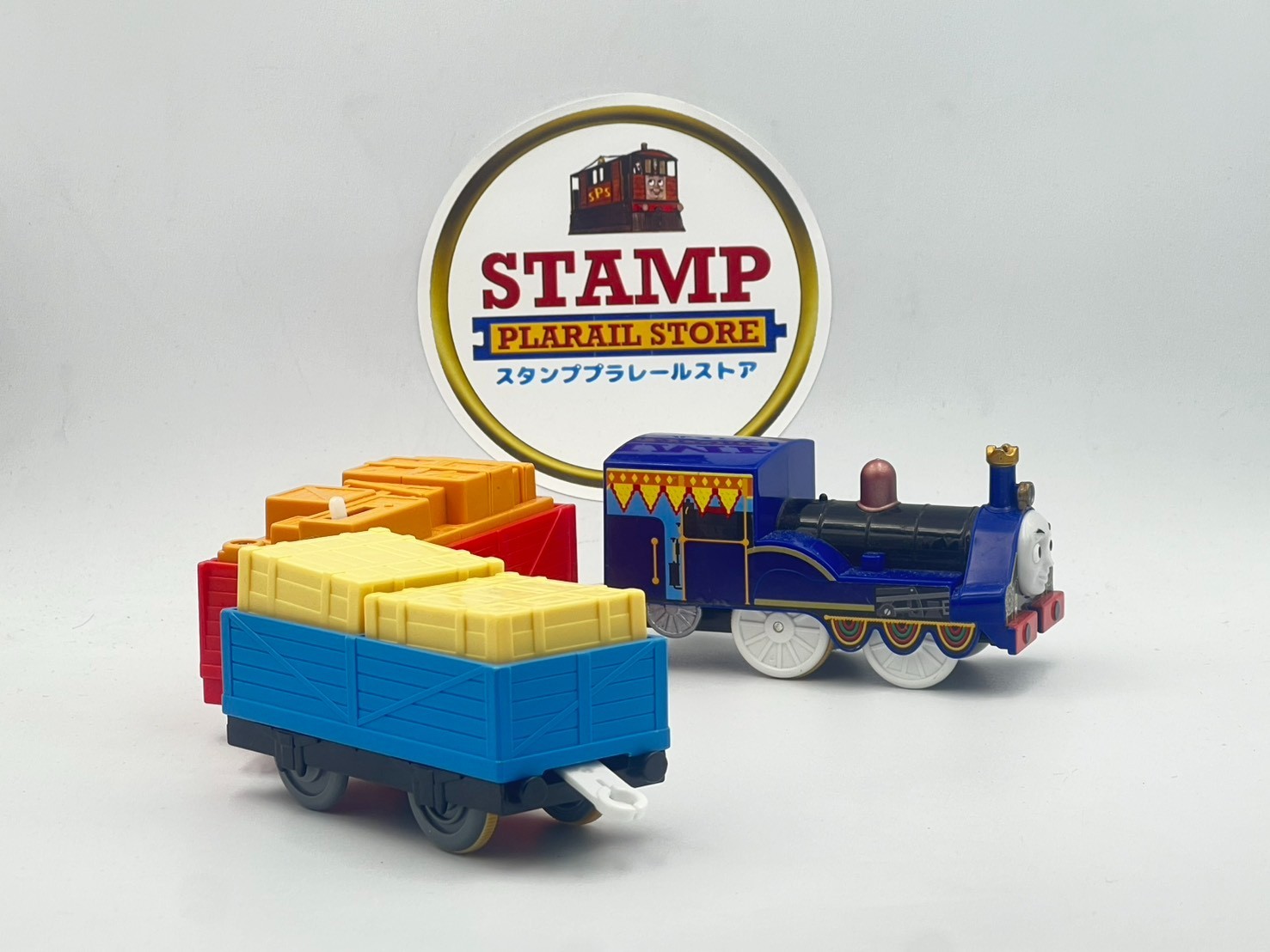 Trackmaster Custom Rajiv RARE! Tomy Trackmaster Plarail Rajiv the Blue Tank Engine of India | eBay