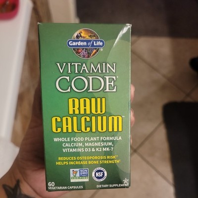 Vitamin Code , RAW Calcium , 60 Vegetarian Capsules