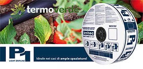 Irritec Manichetta Irrigazione P1 16 Mm – Bobina 250m, Spessore 8 Mil, Gocciolatori 20cm, Portata 1,5 L/h – Per Impianti A Goccia