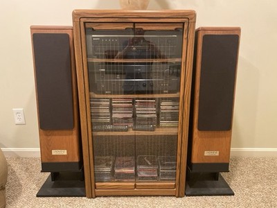 Advent Laureate Speakers Yamaha RX-V730 Sony 5-Disc SACD w/Cabinet