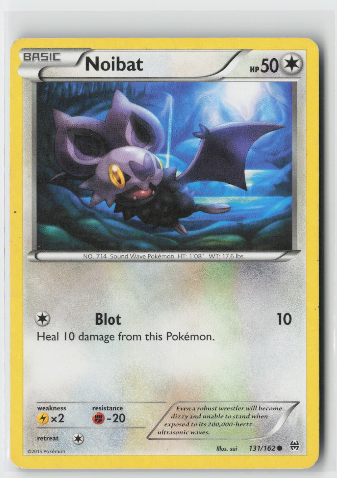 NOIBAT COMMON BREAKTHROUGH 131/162 LP POKEMON