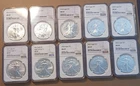 Lot/10 2016-2024 American Silver Eagle NGC MS69 Brown Label