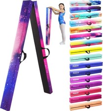 8FT Folding Balance Beam -Gymnastics Floor Beam -Gymnastics Equipment for Kids..