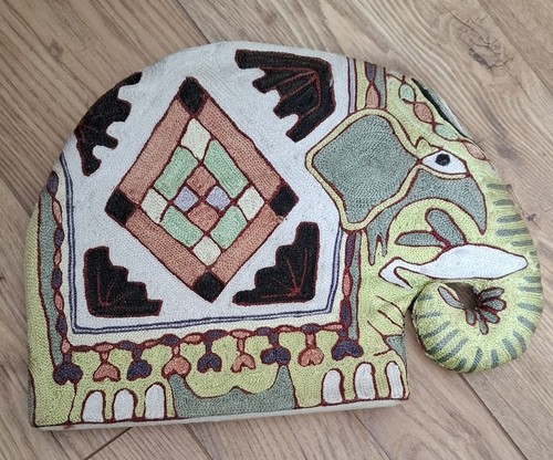 Kashmiri Hand Made.Elephant Tea Cozy Hand Embroidered