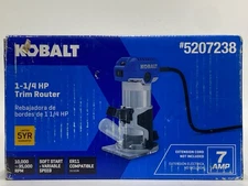 KOBALT TOOLS 5207238 1-1/4 TRIM ROUTER - NEW IN BOX (UD2108054)