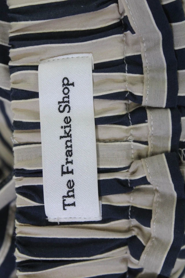 Pantalones Cortos The Frankie Shop Unisex Rayas Beige Talla L Foto 4 de 4