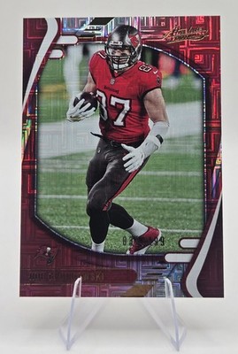 2021 Panini Absolute Rob Gronkowski #92 Red Squares /499 Buccaneers 030/499