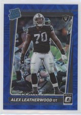 2021 Panini Donruss Optic Rated Rookie Blue Scope Prizm Alex Leatherwood 0q0m