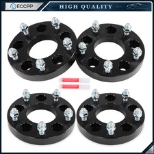 4 Pcs 1 inch 5x5 to 5x5.5 Wheel Adapters 1/2"x20 For Jeep Chevy 5x127 to 5x139.7