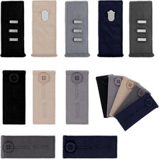 10 Pcs Elastic for Pants Waist Extenders for Pants Waistband Extender Adjustable