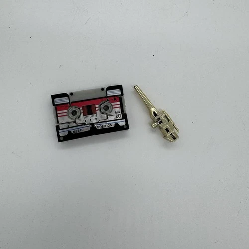 Vintage Transformers G1 1986 Rewind cassette figure Gold Weapons