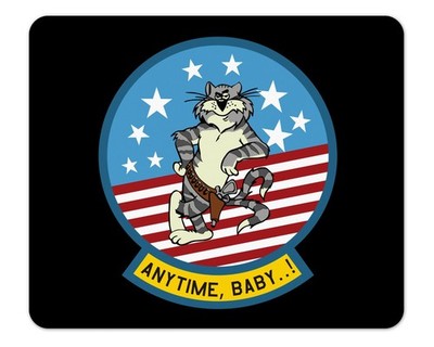 F-14 Tomcat Anytime Baby 1/4 Thick Mouse Pad