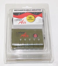 New RebelFIN Rebel Air USB Rechargeable Battery Bait Bucket Aerator + Flashlight