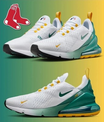 Nike Air Max 270 x MLB Boston Red Sox City Connect Shoes Size 9.5 NEW HQ7998-100
