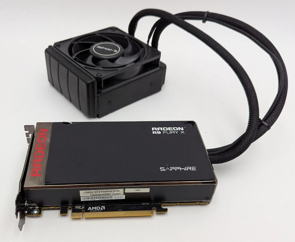 SAPPHIRE Radeon R9 FURY X Liquid Cooled 4GB HBM Graphics Card GPU - AS-IS *READ* - Image 4 of 4