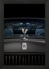 Rolls Royce Starry Night Framed Wall Art Poster Canvas Print Picture