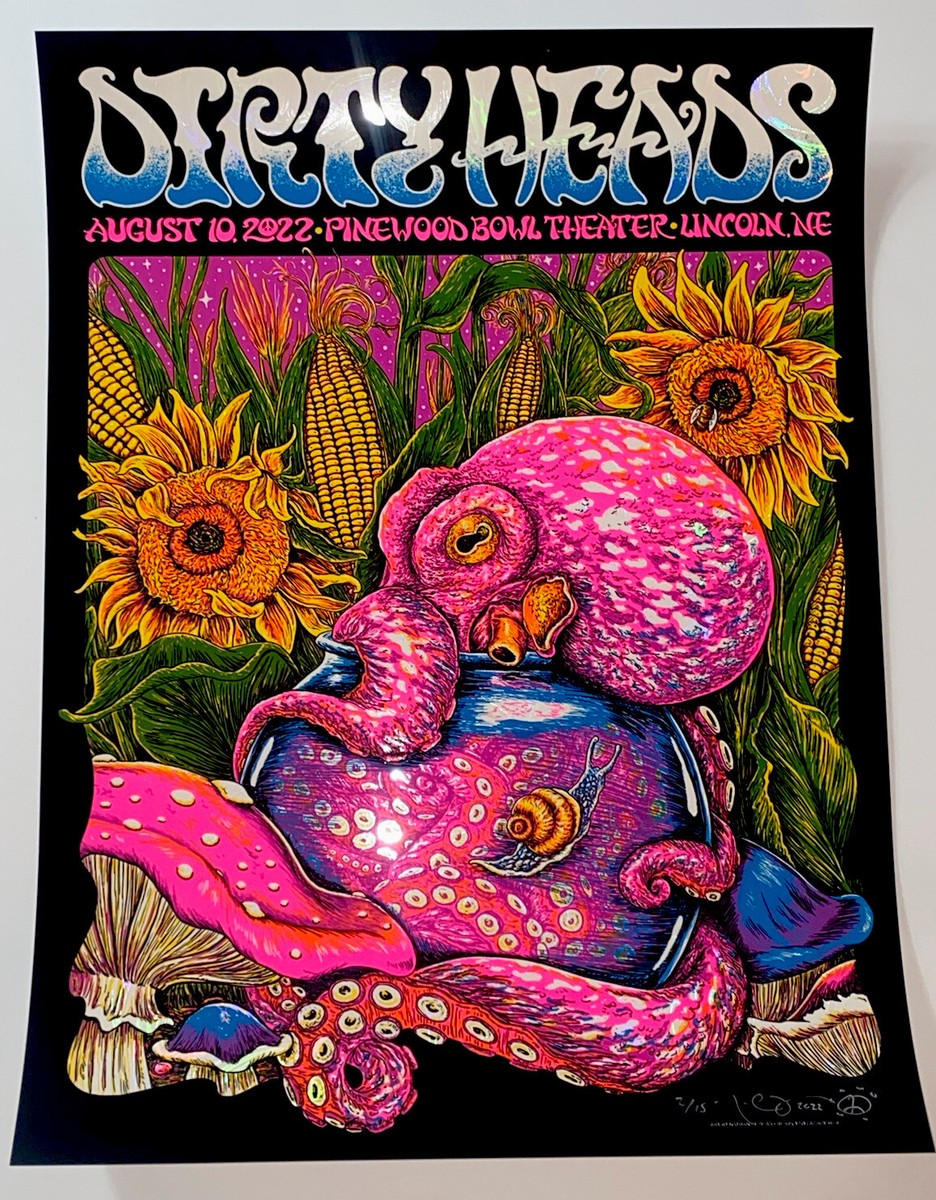 アート・デザイン・音楽 Dirty Graphics & Strange Characters Dirty Heads August 8 2024 Marathon Music Works in Nashville TN