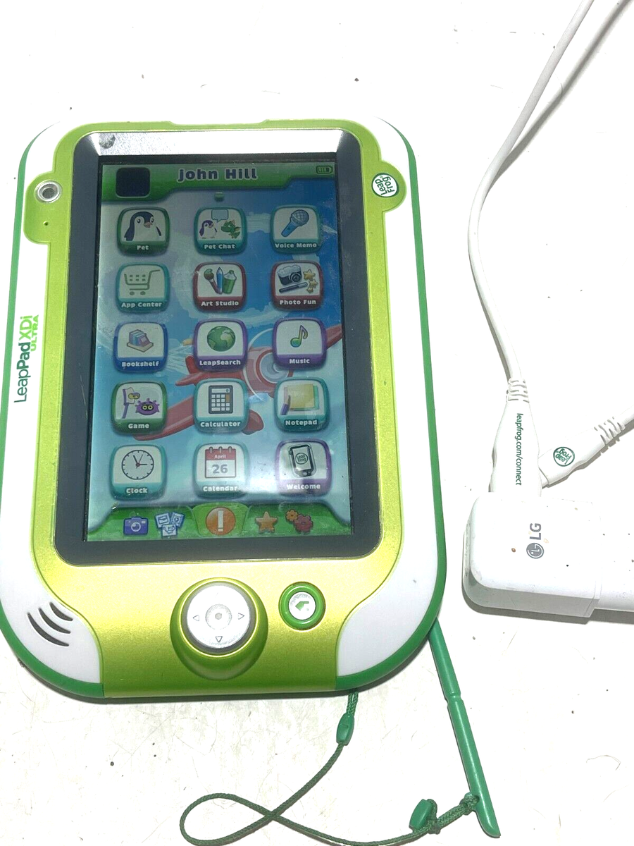LEAP FROG LEAP PAD XDI ULTRA LEARNING TABLET MODEL GREEN As Is For