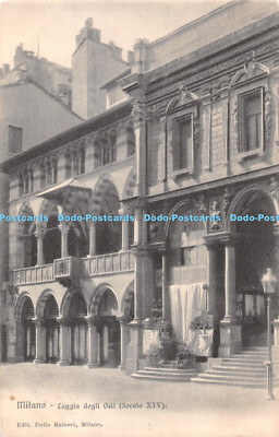 R430944 Milano Loggia degli Osli Secolo XIV Dulio Raineri