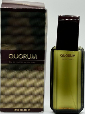 Quorum Eau De Toilette Natural Spray ~ 3.4 FL OZ ~ AUTHENTIC ~ READ