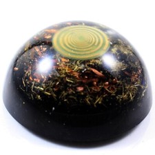 Orpanit® Matrix Orgonit MWO Stupa - Halbkugel Gold