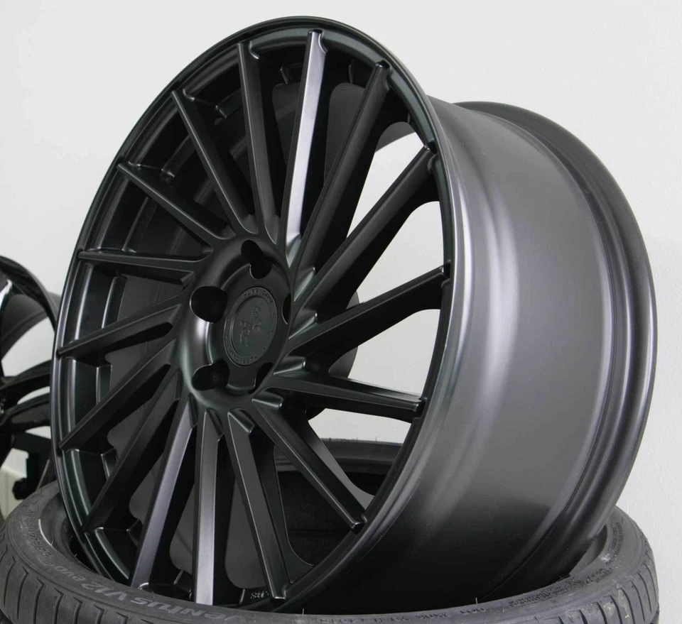 19" ABE Keskin KT17 Schwarz Winterradsatz 235/35 für VW Passat 3C MJ 2011-2014 - Bild 4 von 4