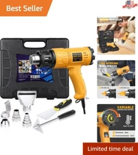 Powerful 1800W Heat Gun with Carry Case & Adjustable Temperature Settings