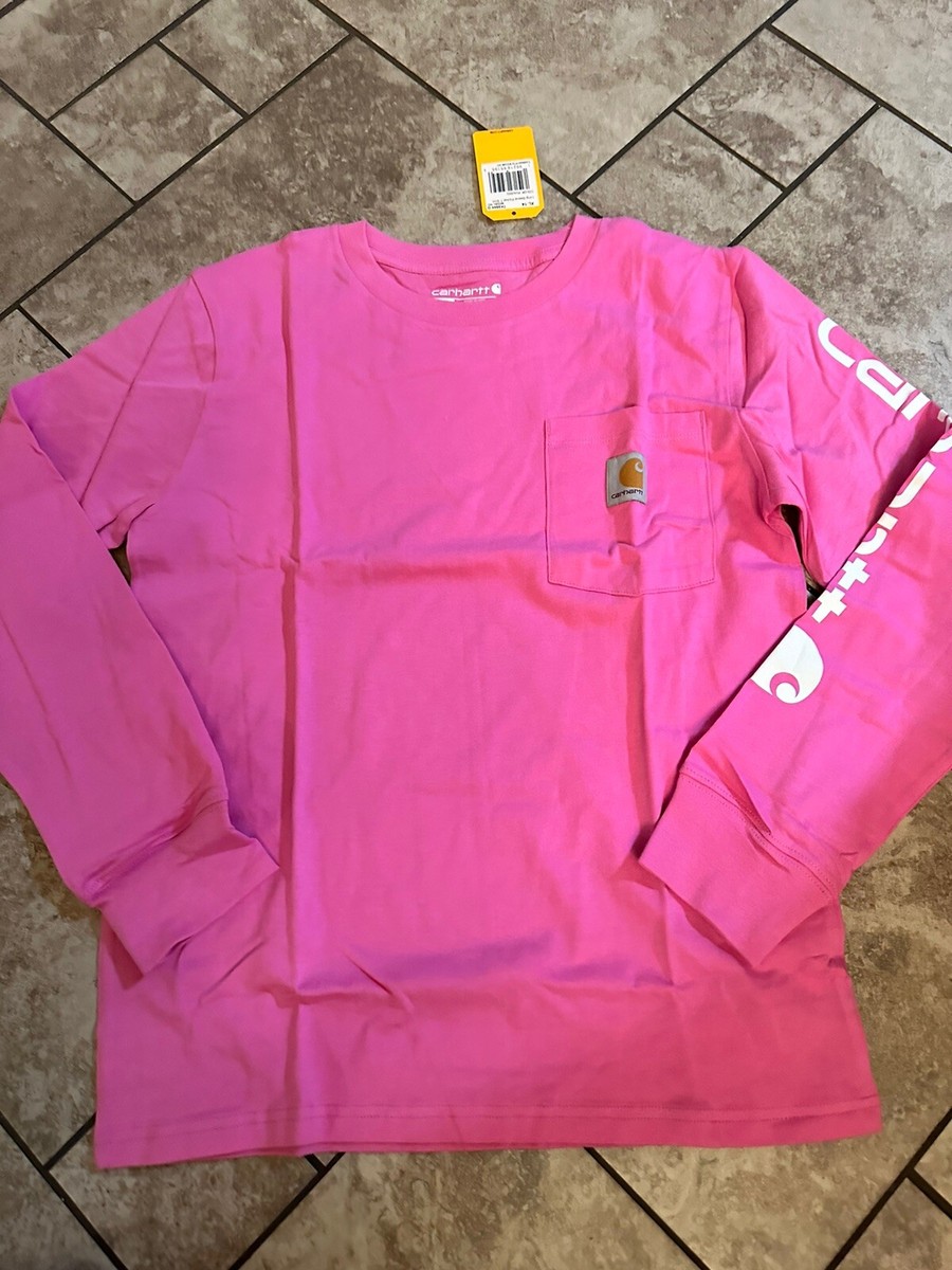 long sleeve carhartt pink shirt