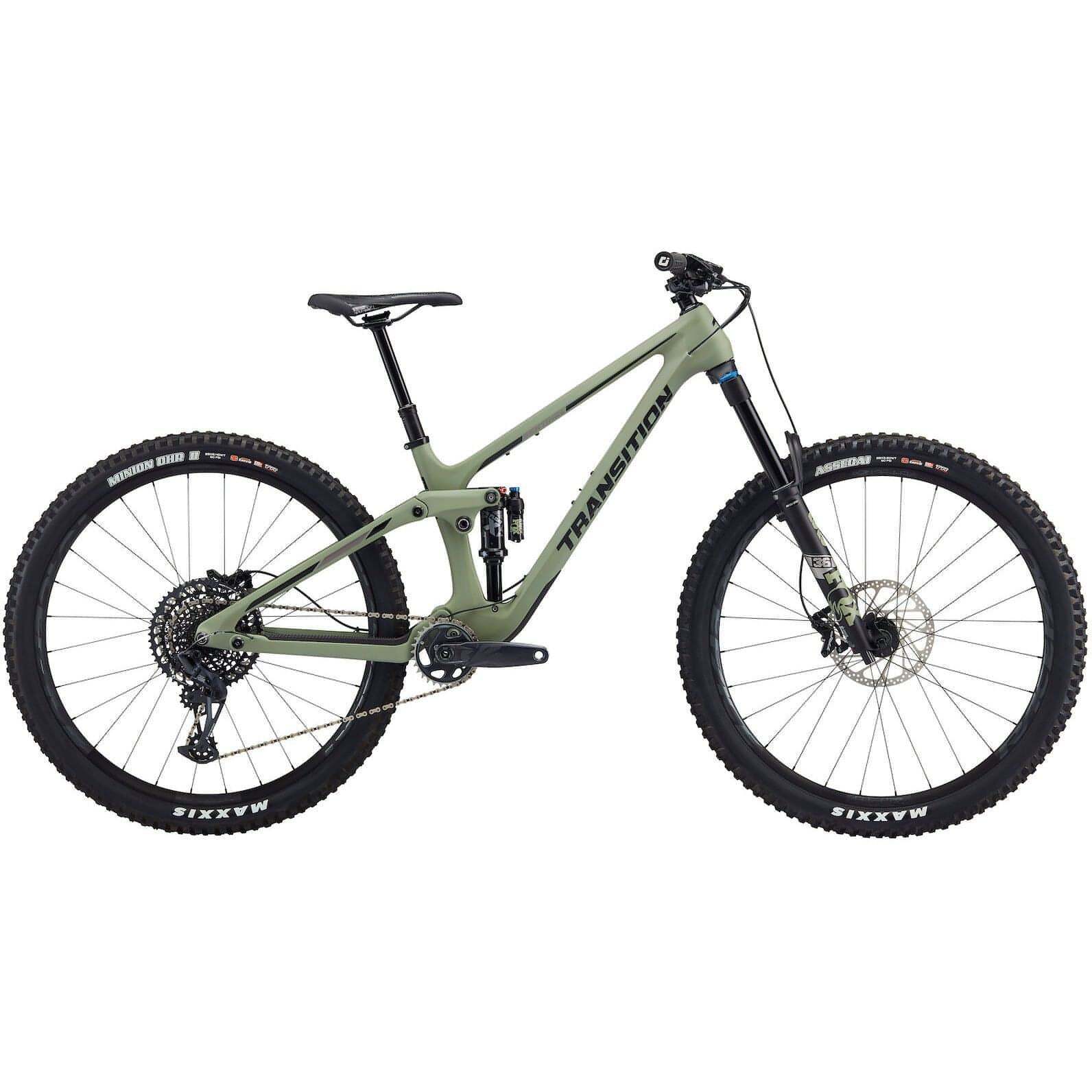 Велосипед Transition Sentinel Carbon GX Mountainbike 2024 Misty Green для езды на горных велосипедах 1040390₽