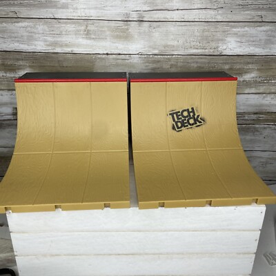 Tech Deck Ultimate Half Pipe Ramp Pipe Set of Ramps NO CONNECTORS 99885 