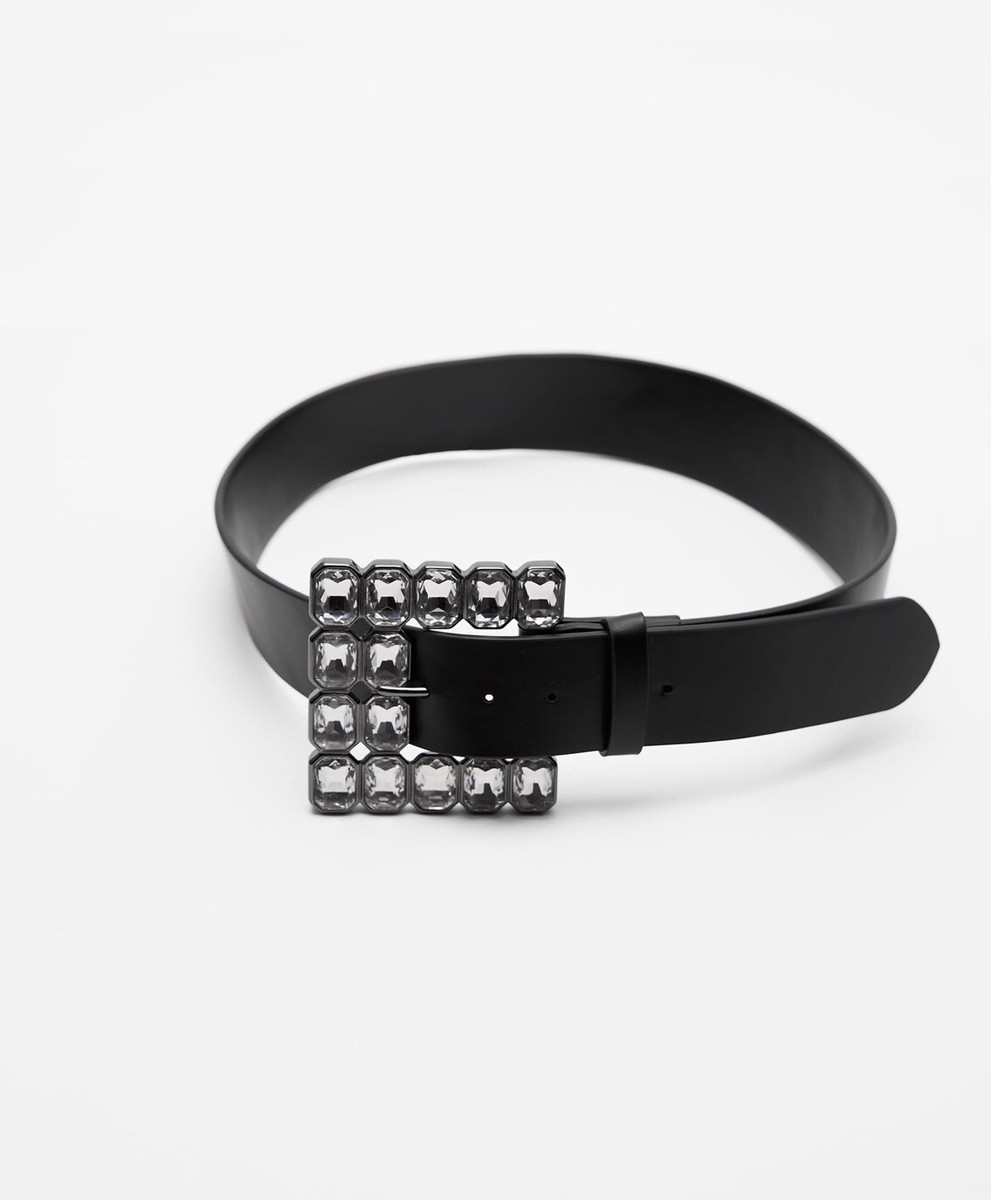 NWT Zara Belt With Bejeweled Buckle NWT ZARA SPECIAL EDITION BEJEWELED BELT 30/80 | Mercari main image 4